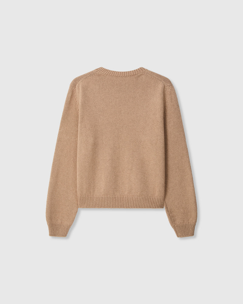 Nina Crewneck Camel