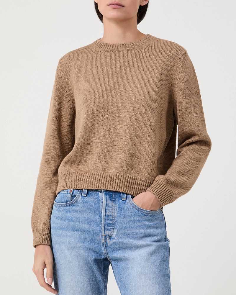 Nina Crewneck Camel