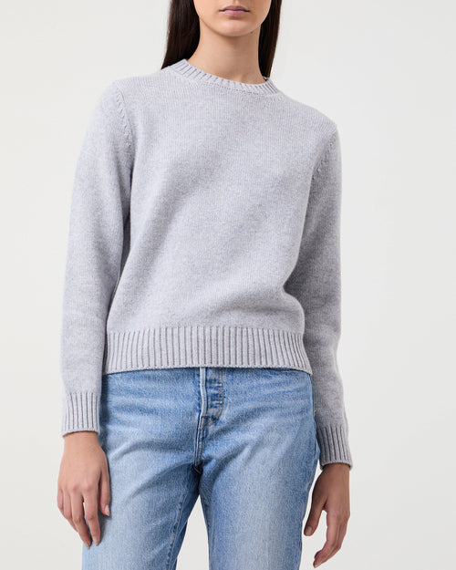 Pina Four-Ply Crew Grey