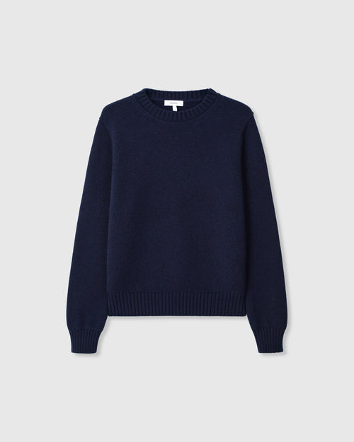 Pina Four-Ply Crew Navy