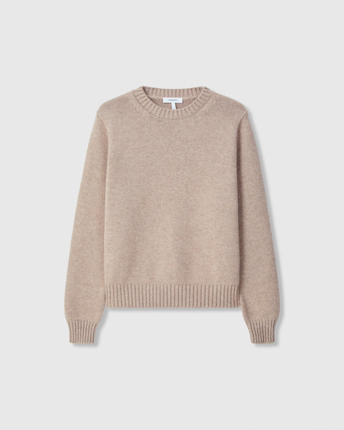 Pina Four-Ply Crew Stone