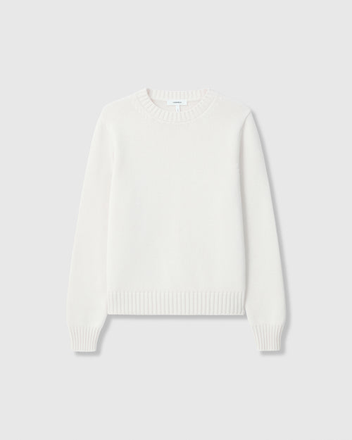 Pina Four-Ply Crew Tapioca