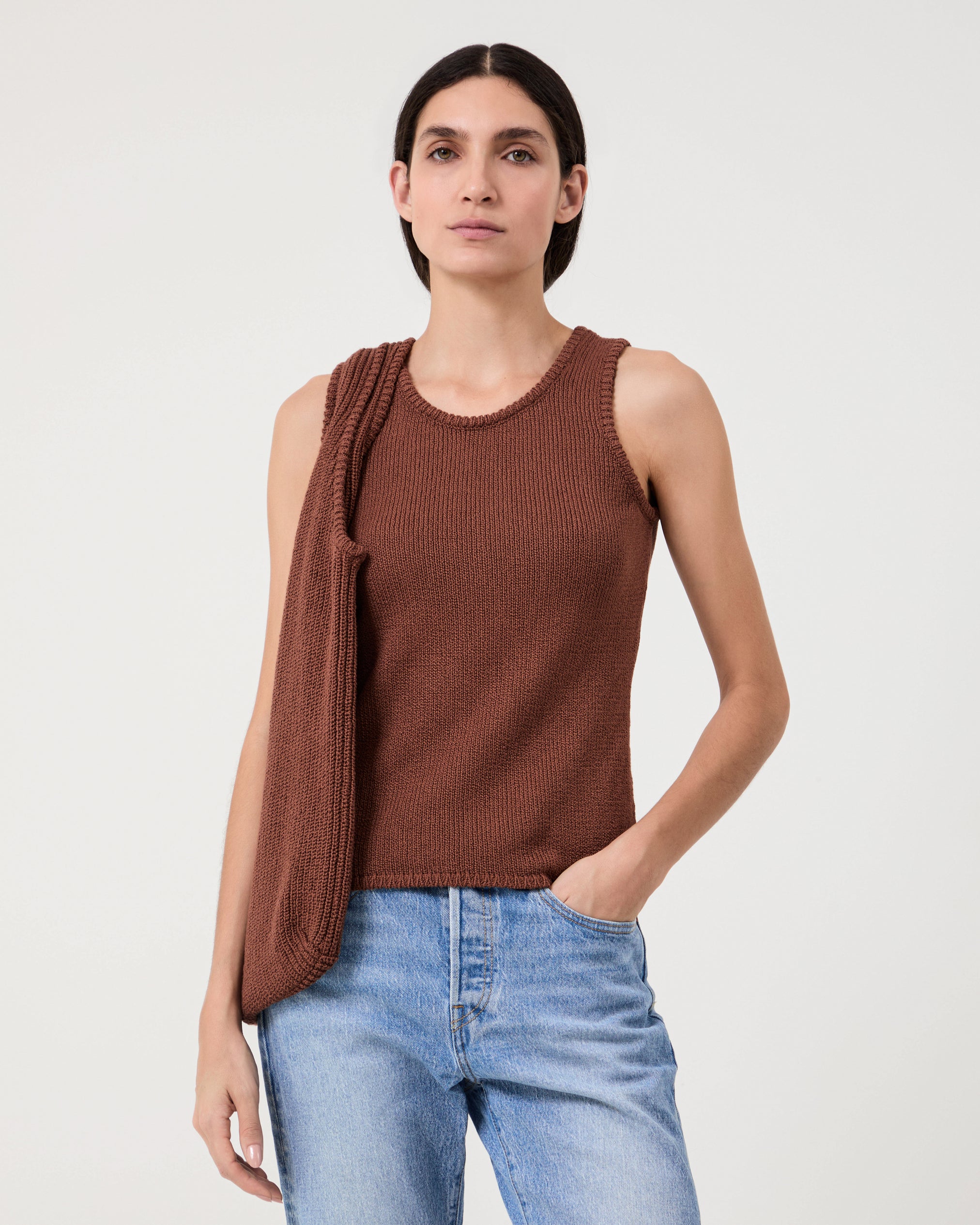 Carolina Top Brown