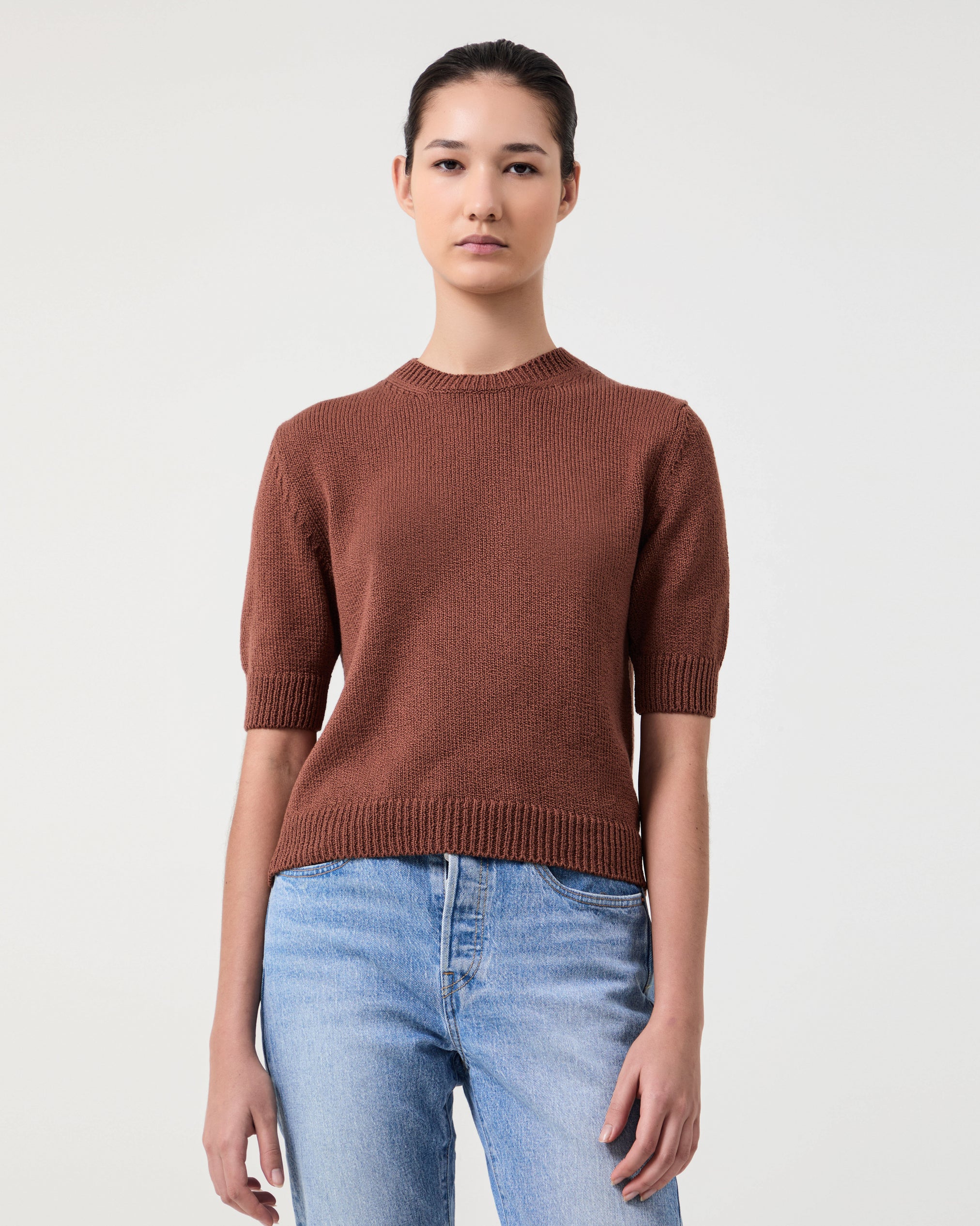 Celina Top Brown