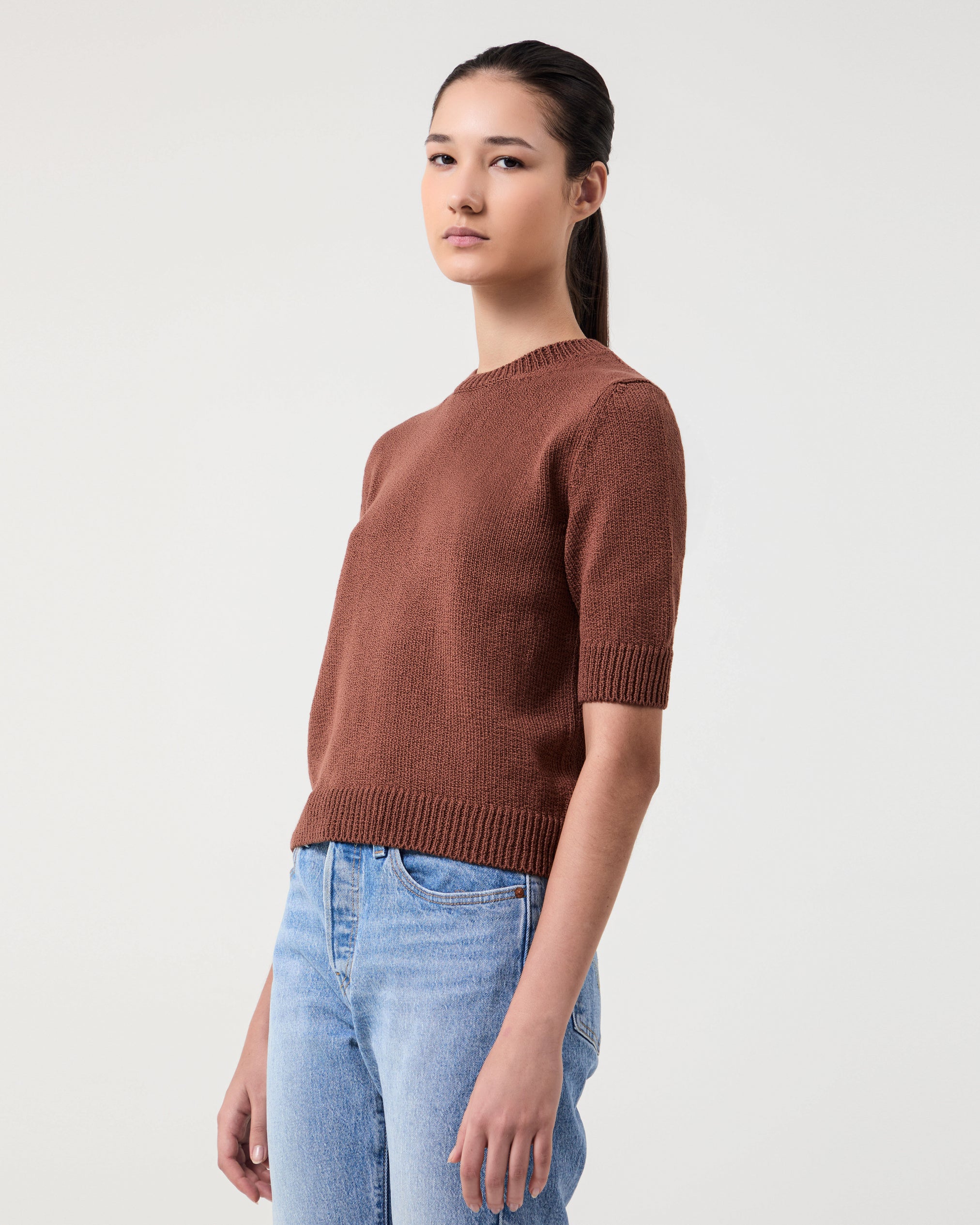 Celina Top Brown