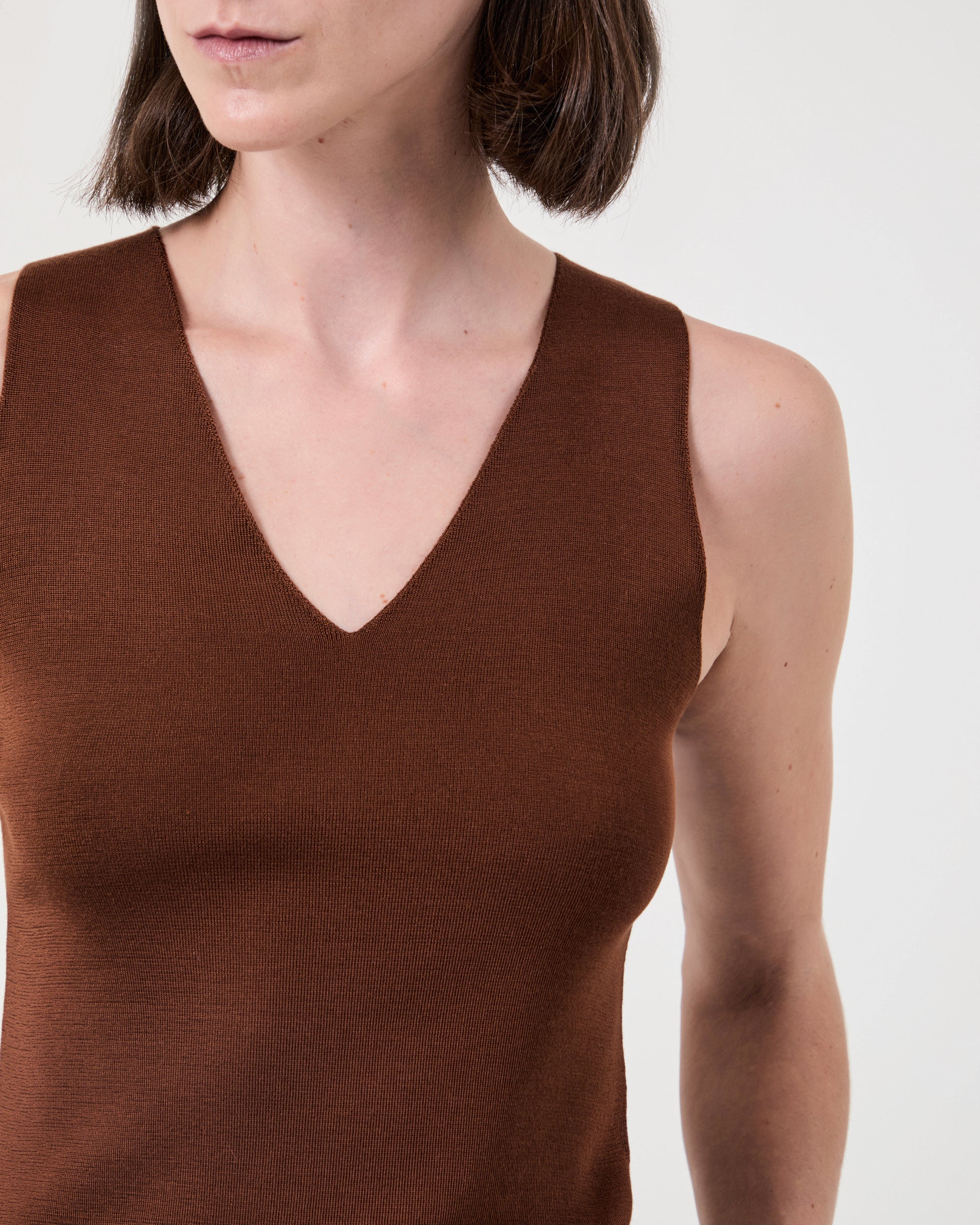 Evelina Top Brown