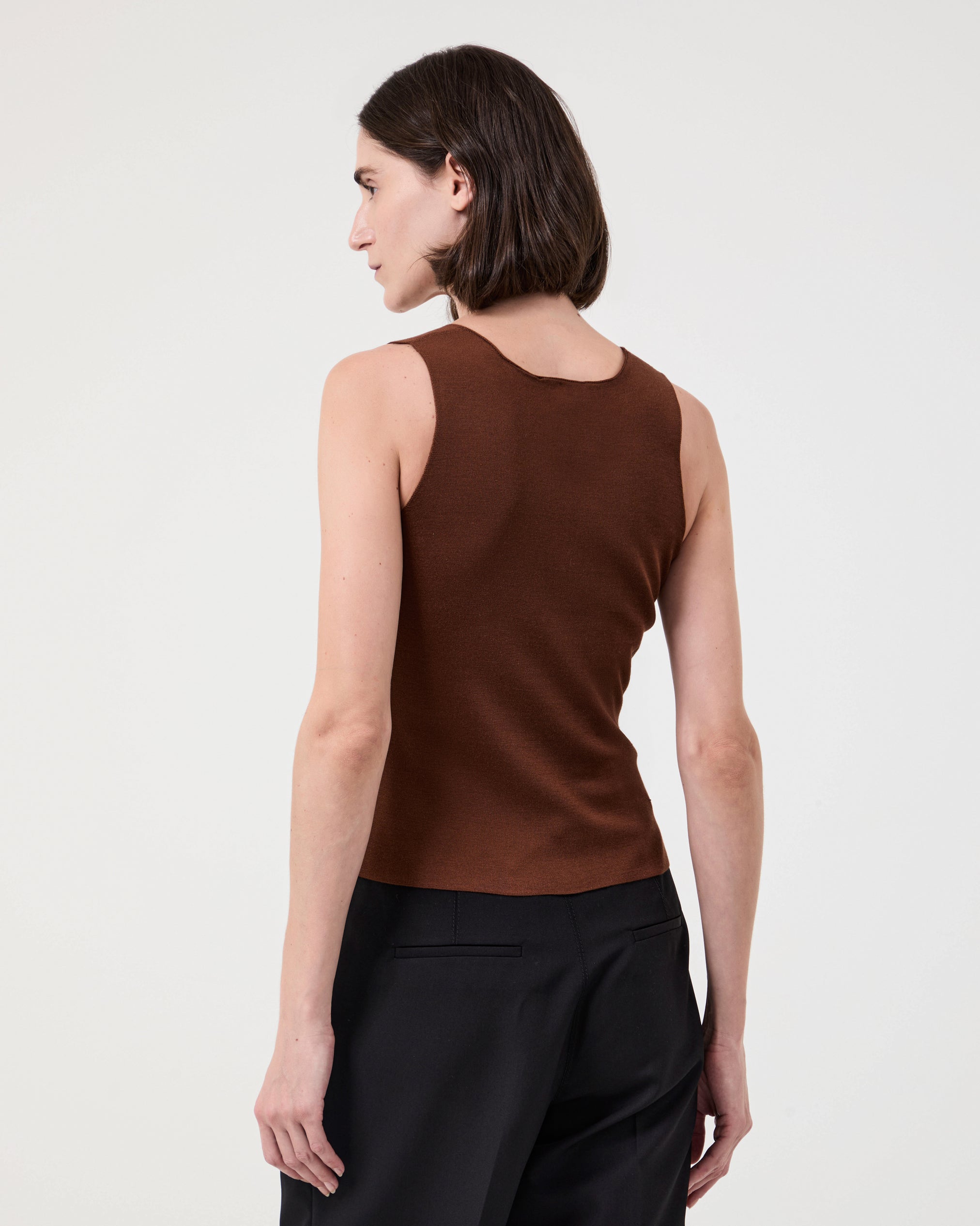Evelina Top Brown