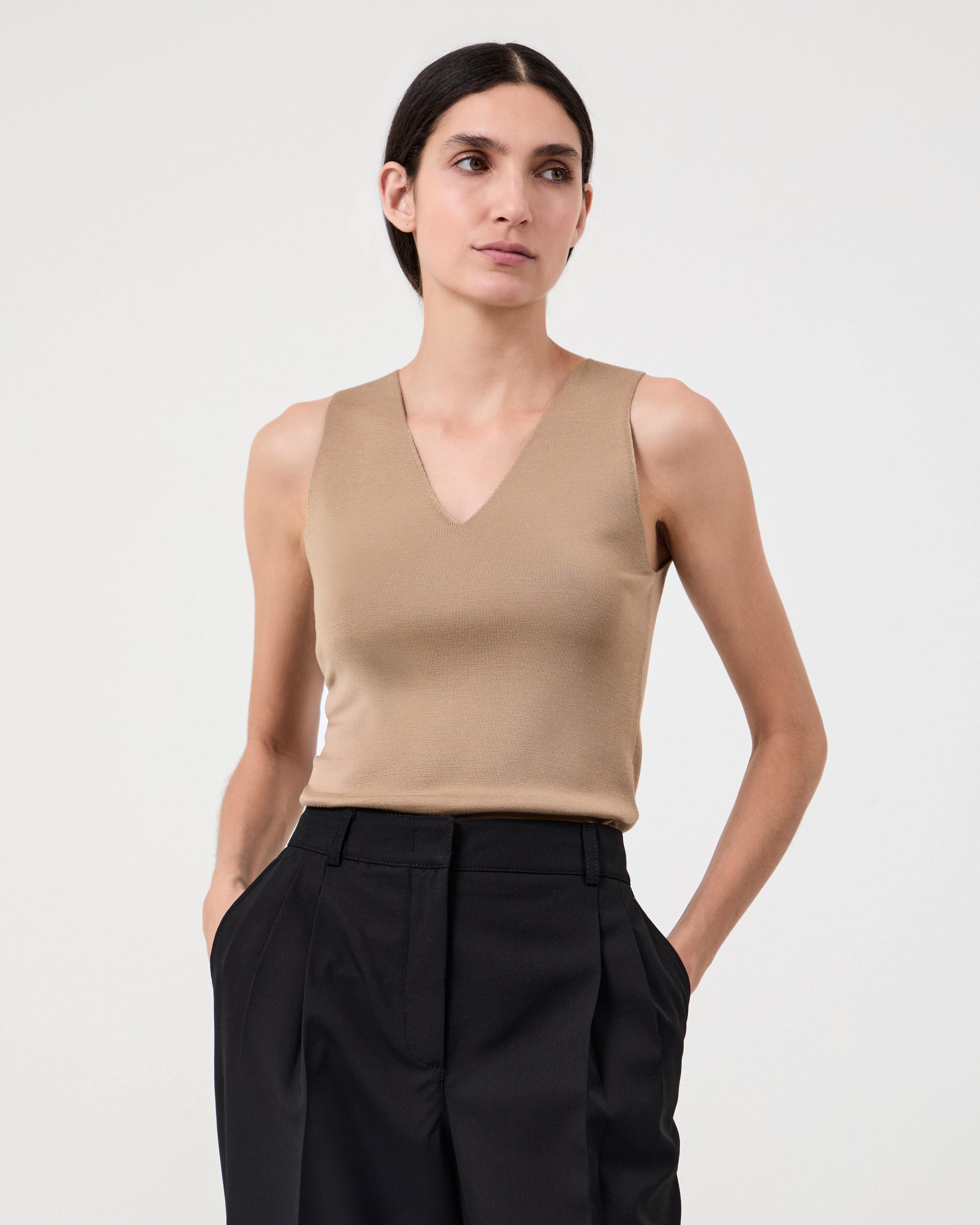 Evelina Top Camel