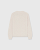 Casasola Orso Cashmere Silk Off-White Boucle Crewneck - Back View